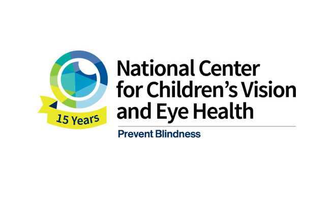 National Center for Children's Vision and Eye Health, 15th anniversary logo